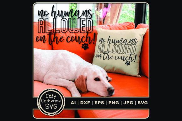 No Humans Allowed on the Couch Embroidery Review